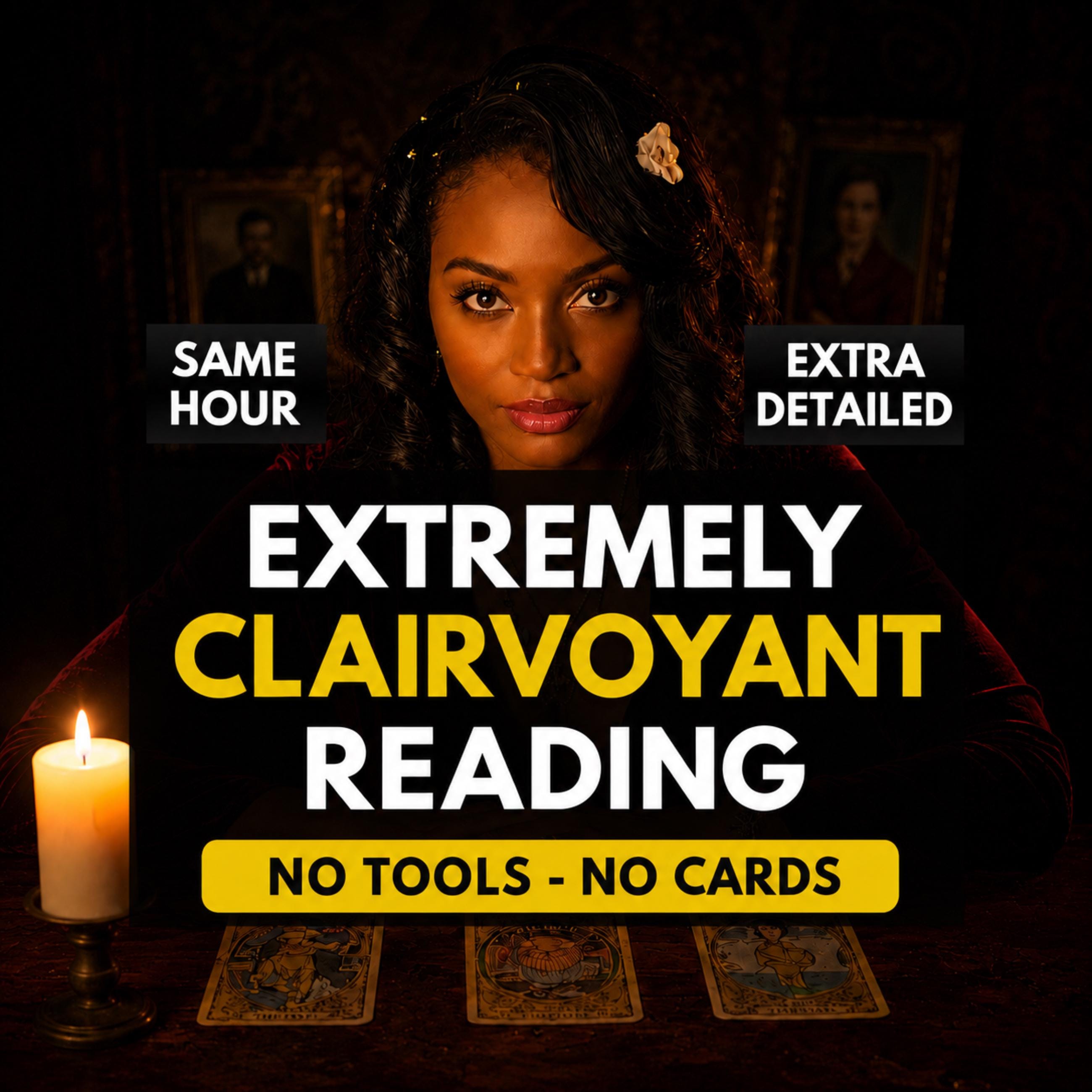 Same Hour Clairvoyant Psychic Reading : No Tools, No Cards, Accurate Prediction, Spiritual Guidance