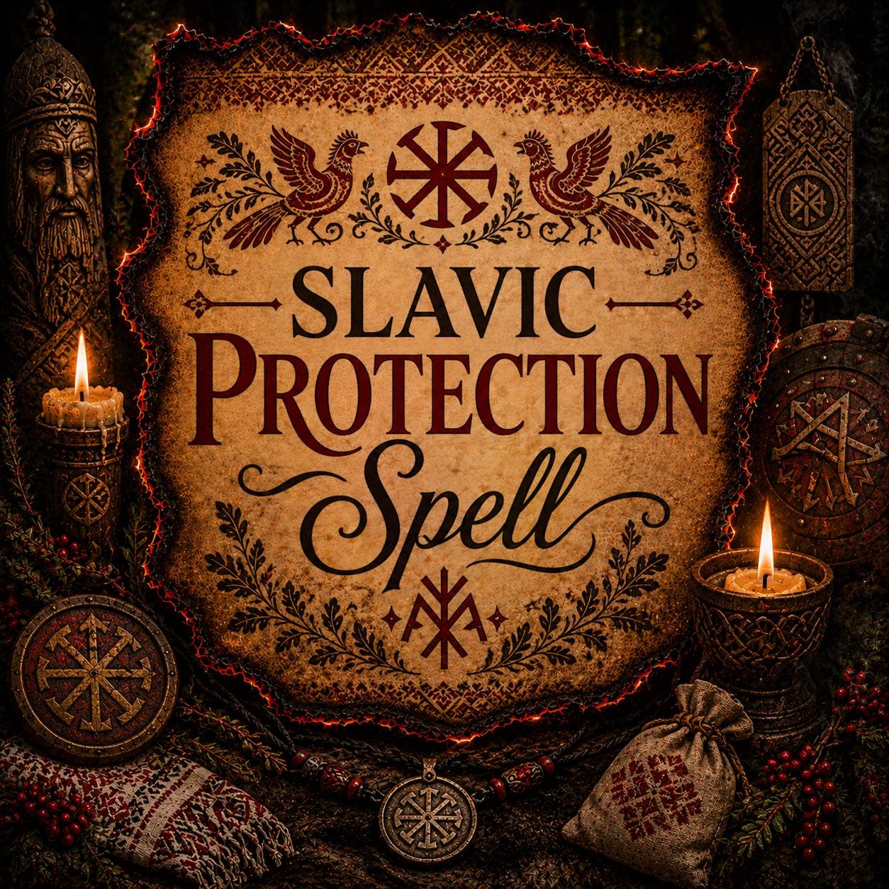 Slavic Protection Spell, Ancient Guardian Ritual | Spiritual Protection Casting, Energy Shield Working, Protective Barrier Spell
