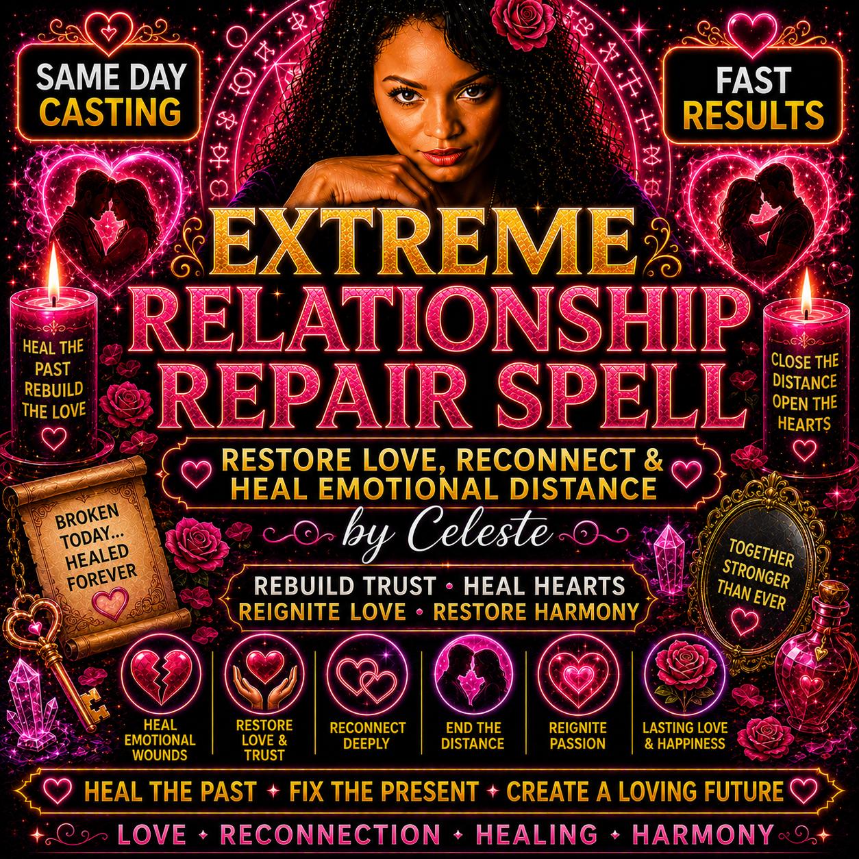 Relationship Repair Spell by Celeste | Restore Love, Heal Distance & Reconnect