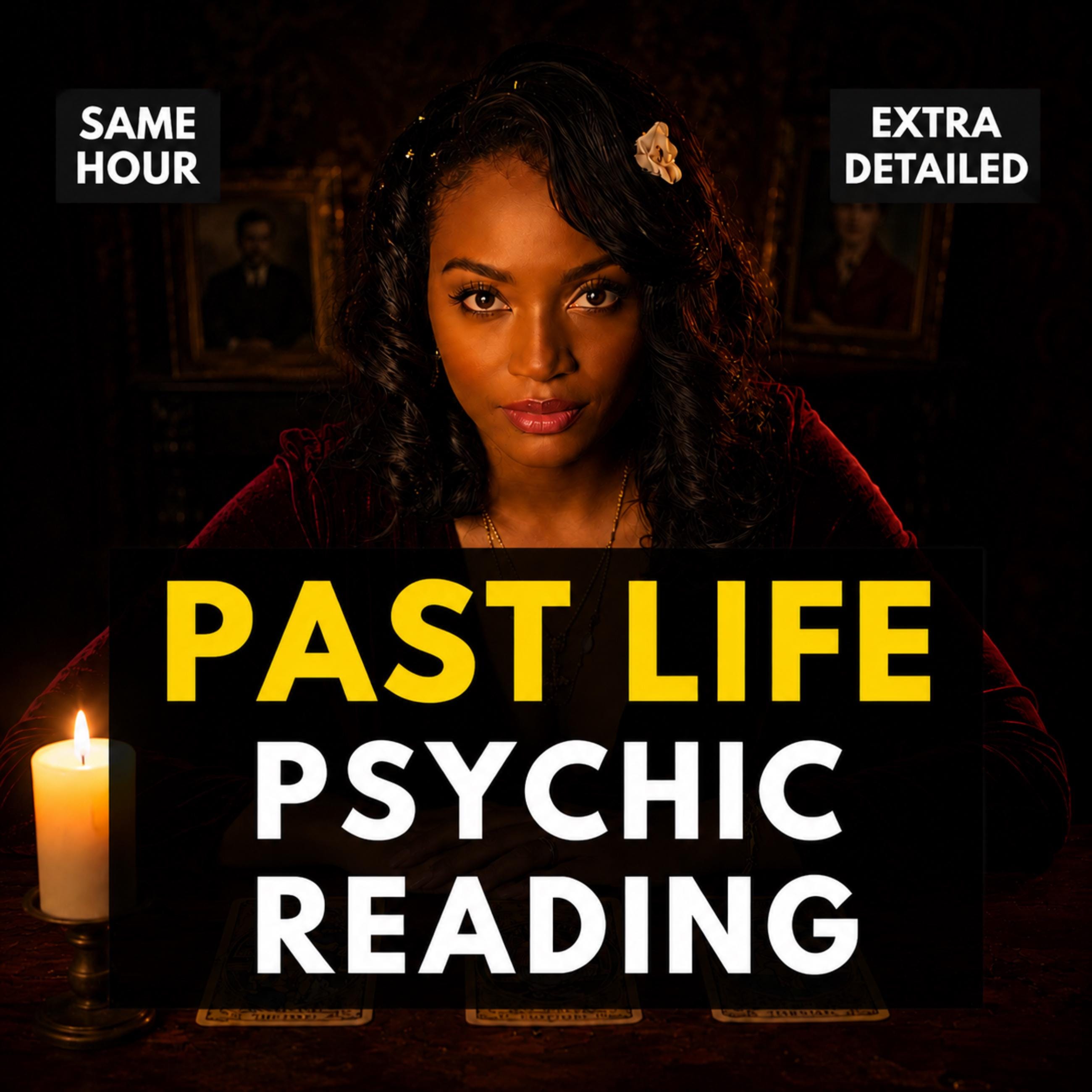 Same Hour Detailed Past Life Psychic Reading, Tarot, Medium Insight, Who was I in my previous lives?