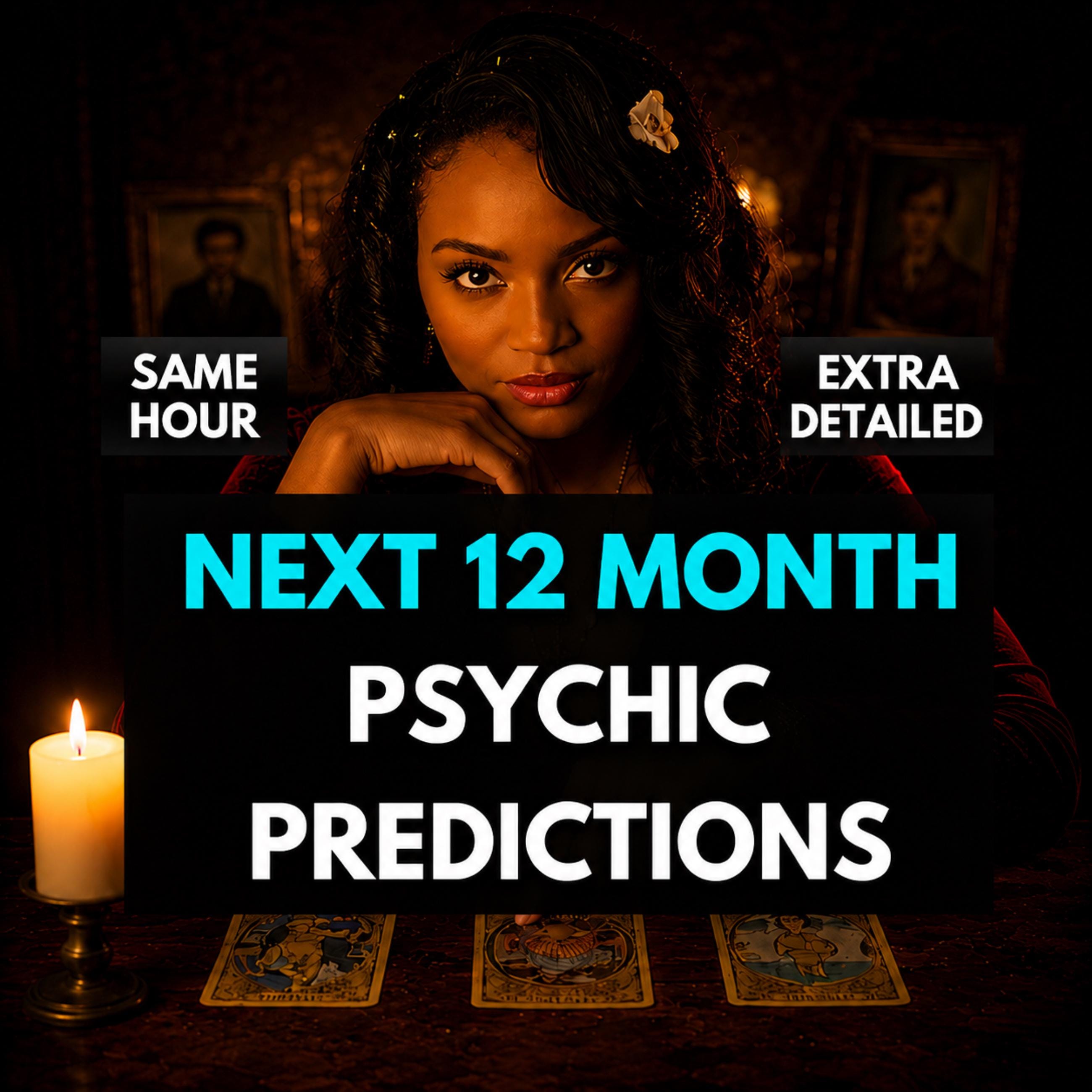 Next 12 Months Psychic Predictions, Love Career & Life Guidance, Year Ahead Insight