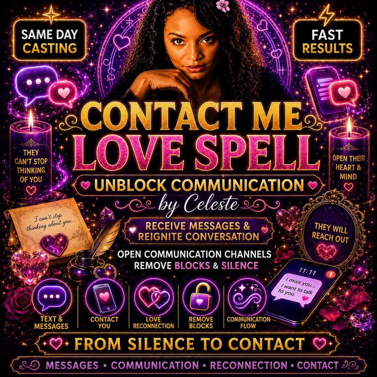 Contact Me Love Spell, Unblock Communication – Receive Messages & Reignite Conversation